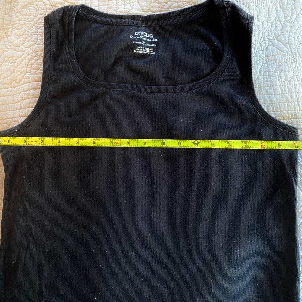 Chicos women’s “the ultimate tee” sleeveless top. Size 2